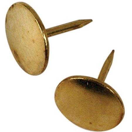 HOMECARE PRODUCTS Capped Brass Plated Fas-Pak Thumb Tack HO1319296